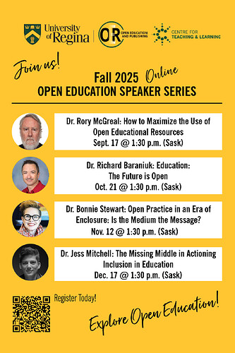 Savethedates 2025 Open Ed Speaker Series