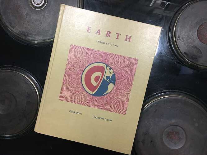 textbook cover, Earth by Frank Press and Raymond Siever, Third Edition