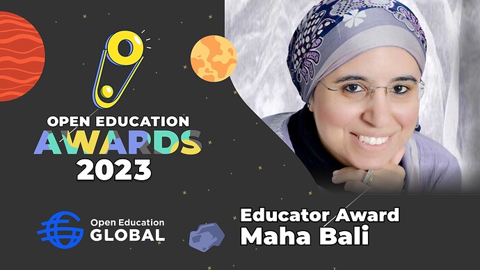 Educator Award: Maha Bali