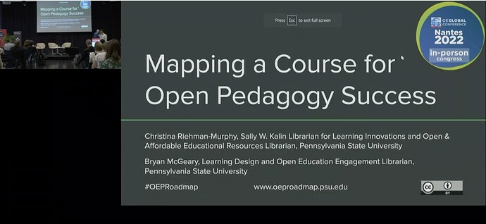 Mapping a Course for Open Pedagogy Success