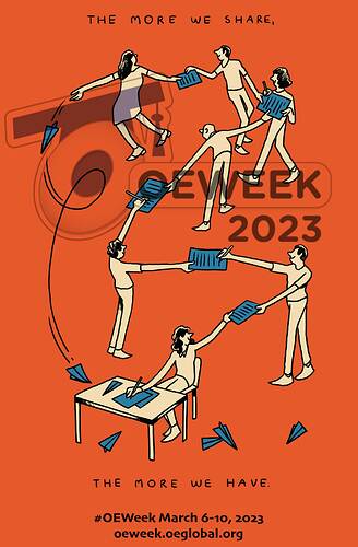 The more we share, the more we have for OEWeek 2023