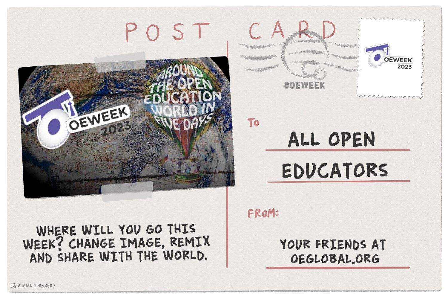 OEweek2023 remixable postcard