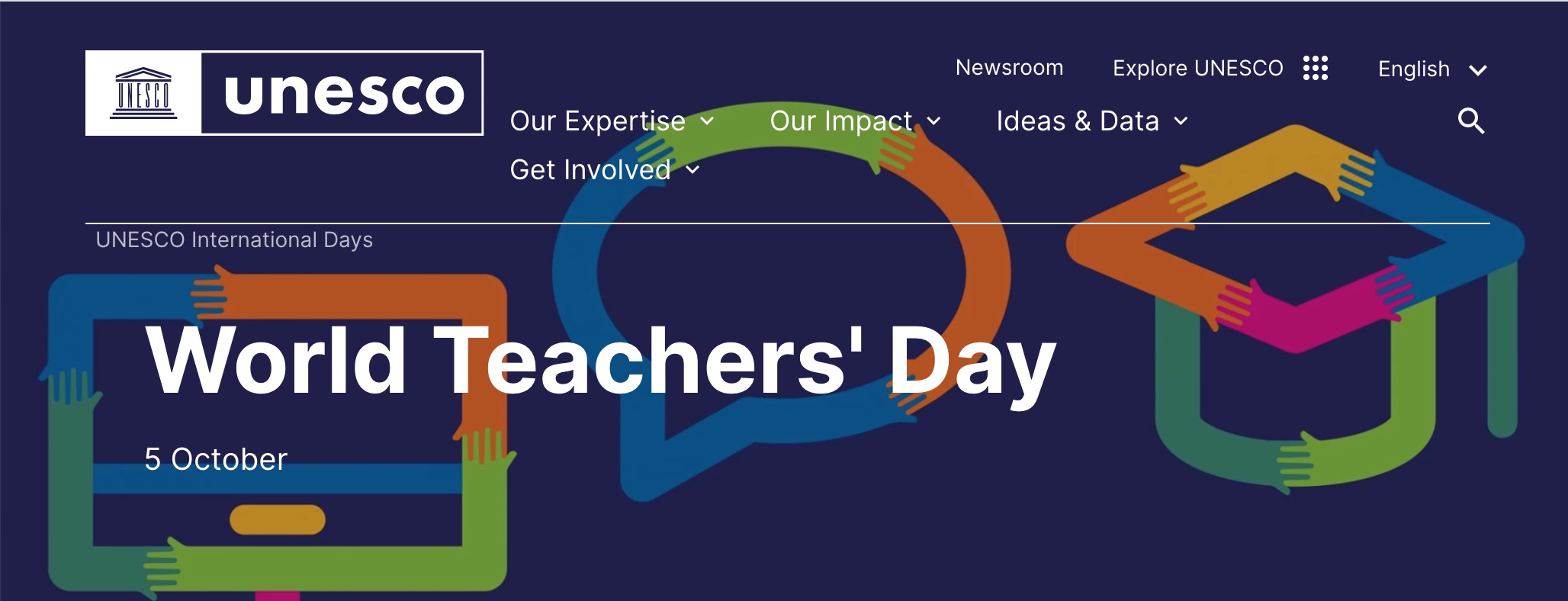 UNESCO web site for World Teachers' Day